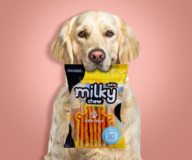 Milky chew dog treats, dog treats affordable, healthy treats for dogs, dog treats in India, Dog treats for small dogs